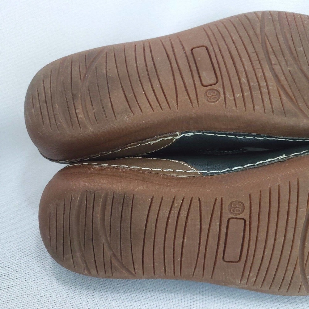 Spring Step  Kingston Tan Teal Leather Mary Jane Comfort Shoes - Picture 9 of 11